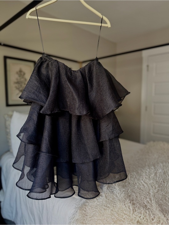 Altar'd State Dresses & Skirts - Altar’d State Black Tiered Ruffle Mini Skirt